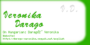 veronika darago business card